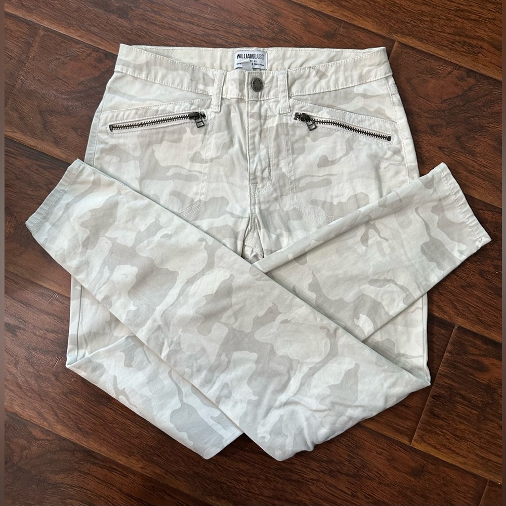William Rast by Justin Timberlake - Jane - skinny jeans- cream camo - size 28